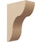 Ekena Millwork 5"W x 10"D x 15"H Classic Carmel Rough Cedar Woodgrain TimberThane Corbel, Primed Tan CORUR05X10X15CARRCPR - alternate 1